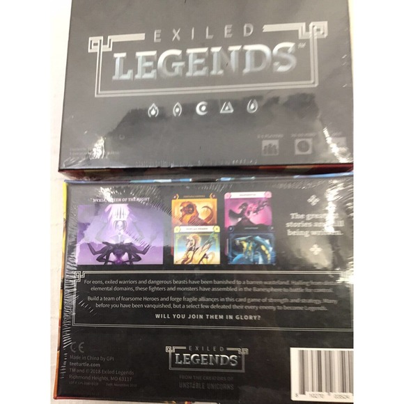Exiled LEGENDS Strategy Card Game Lot. - Picture 6 of 14